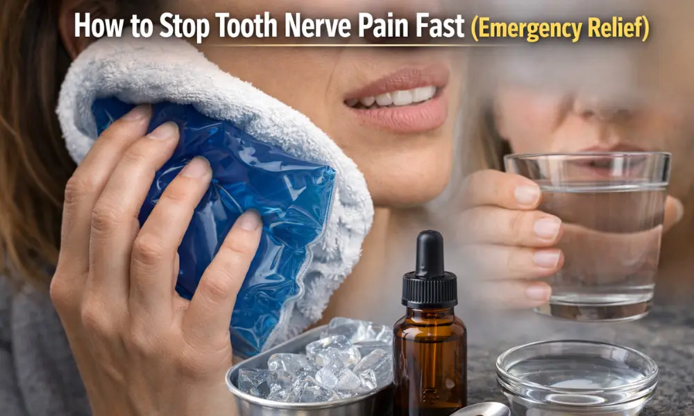 how to stop nerve pain in tooth