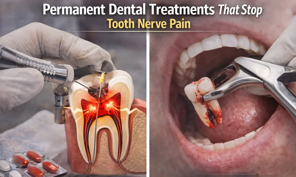 broken tooth exposed nerve pain relief