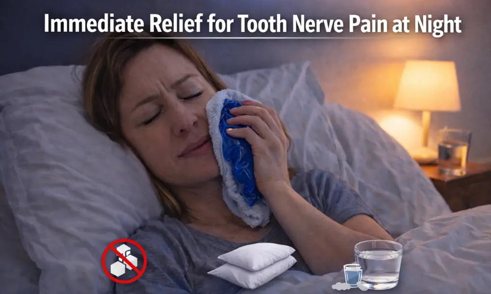 nerve how to stop tooth pain fast